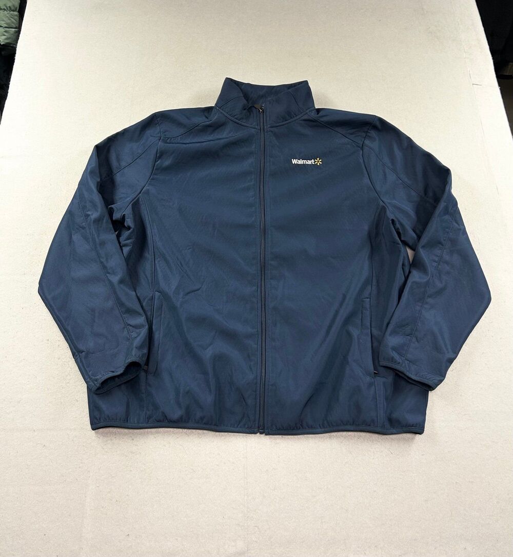 Walmart Sparkshop Adult Full Zip Jacket XL Blue